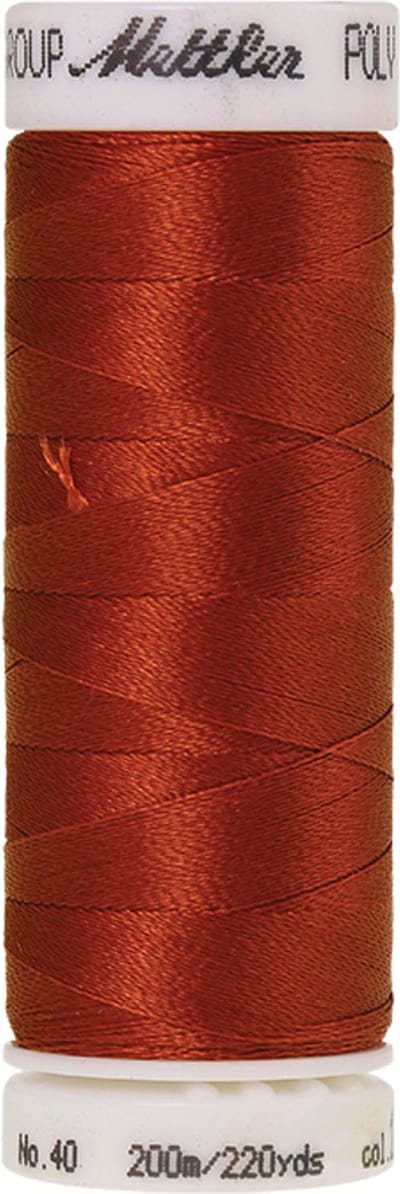 Mettler borduurgaren - Rood - Nr 1312 - Polysheen - 200 meter