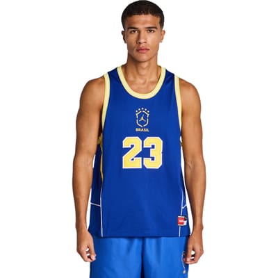 Jordan Brazil Truien/Replica's Heren - Blauw - Maat XL - Poly Jersey