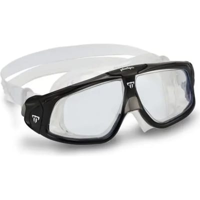 Aquasphere Seal 2.0 - Zwembril - Volwassenen - Clear Lens - Zwart/Grijs