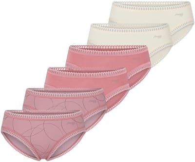 sloggi Dames slip / onderbroek 6 pack GO Crush