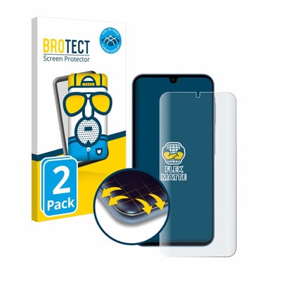 BROTECT - Screenprotector voor Samsung Galaxy A15 5G - Folie Beschermfolie matte volledig dekking 2 Stuks