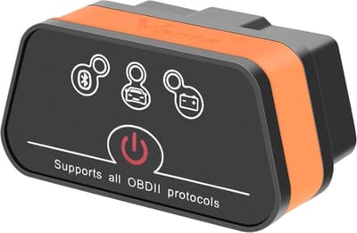 OBD2 Bluetooth Adapter Scanner voor Auto - Compatibel met iOS en Android