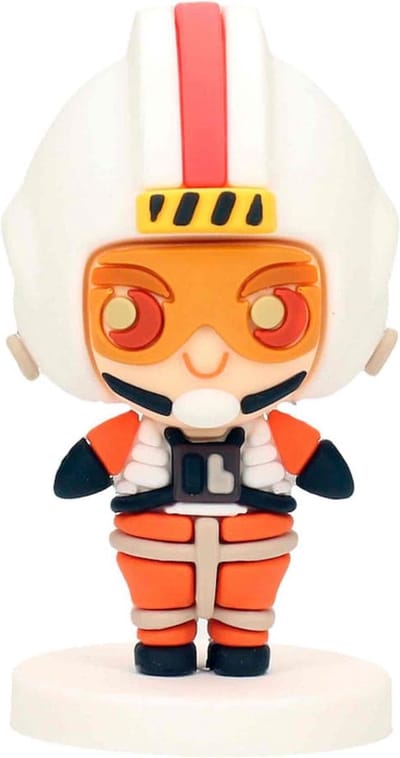 Star Wars Pokis Rubber Minifigure X Wing Pilot 6cm