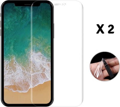Screenprotector voor iPhone X / XS / 11 Pro - 2 stuks Beschermende kunststoffen transparante plastic schermfolie