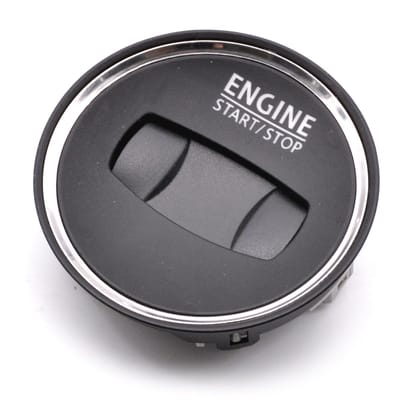 Dailygoods - Start Switch Bezel Plate Trim Cover - Geschikt voor VW CC en Passat - Perfecte afwerking - Auto-accessoires - Vervangend onderdeel - Verb...