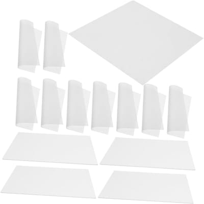 Bloemenpers Set - Knutselpakket Papier - Bloemen Drogen - Durable Papier Materiaal - 14 x 14 cm - Wit