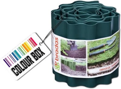 Gazonrand Golfkarton 9 Meter Groen - Bodemfolie voor Scheiding Perk en Gras
