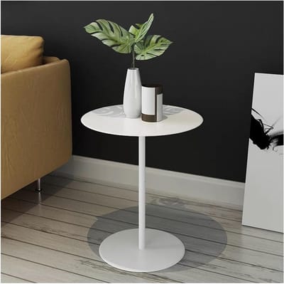 Ronde Bistrotafel - Keukentafel - Ruimte Besparen - Industrieel Design - 48x62cm - Mat Zwart