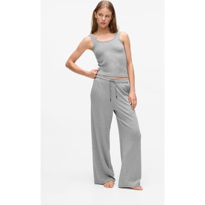 Karl Lagerfeld Signature Lurex Sweatpant Medium Grey Melange Taglia: S | Pantaloni da tuta Outlet | Donna | Grigio