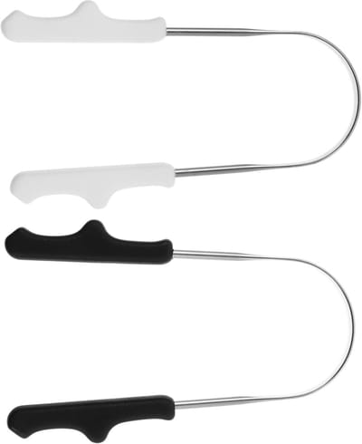 Mond Schraper - Tongreiniger Hulpmiddel - Orale Hygiëne - Roestvrij Staal - 10.5 cm