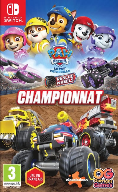BANDAI NAMCO Entertainment PAW Patrol Rescue Wheels: Championship Standaard Frans Nintendo Switch