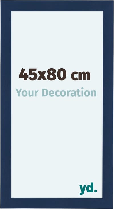 Your Decoration - Fotolijst 45x80 cm - MDF - Donkerblauw Geveegd - Como