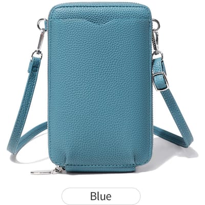 Klassieke en minimalistische dameshandtas modieuze PU-lederen schoudertas met grote capaciteit effen kleur crossbody ritssluiting telefoonhoesje gray