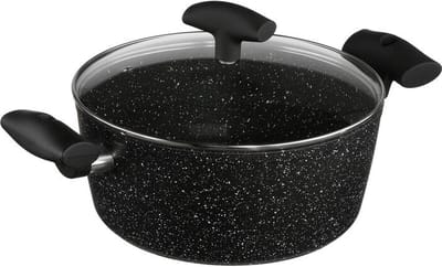 Pan Aluminium 24 cm zwart zwart
