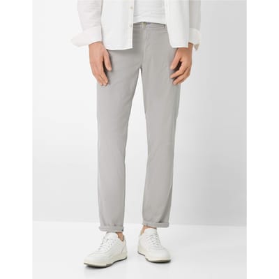 Brax Heren Chino  Style FABIO IN PLATIN, lichtgrijs, maat 38/34