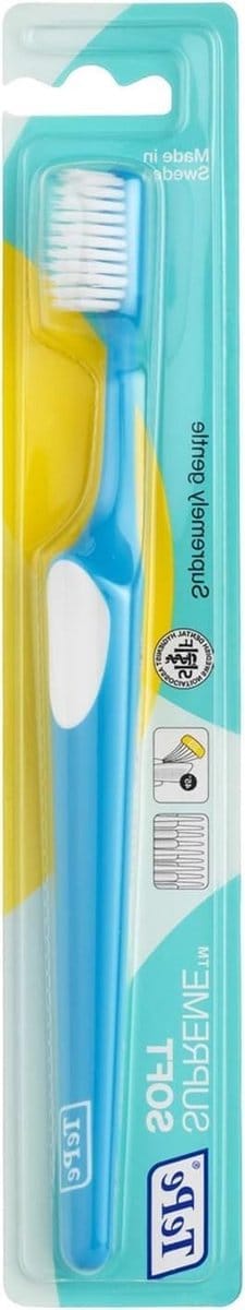 Tandenborstel Supreme - Handtandenborstel - Dagelijkse Mondhygiëne - Tweedelige Borstelharen - 1 Stuk - Multicolor