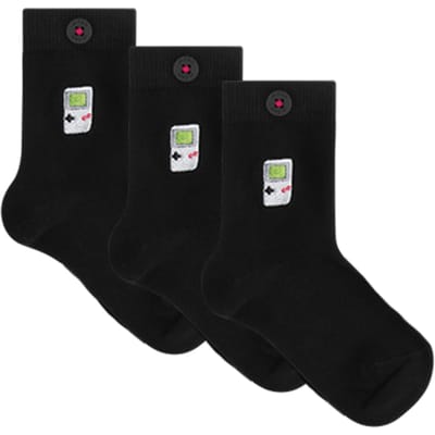 A-DAM 3-pack Casual Socks Kids Dean Black Maat: 0/1 | Sokken Outlet | Unisex | Zwart