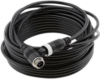 Dailygoods- Video Verlengkabel 5M - Waterdicht - Schokbestendig - 4 Pin - 12V/24V - Geschikt voor Achteruitrijcamera - Achteruitrijcamera Kabel