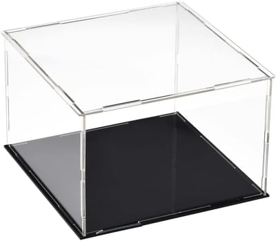 Cosensi- Vitrine Stofbestendig - Presentatiekubus - 15 x 15 x 10 cm - Beschermbox voor Figuren - Thuisopslag - Transparant