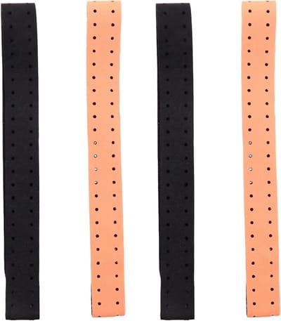 Reservearmbanden Hartslagmeter - Sportbanden Zenders - Sportactiviteiten Meten - Verstelbaar Ademend Materiaal - 4 Stuks - Zwart Oranje