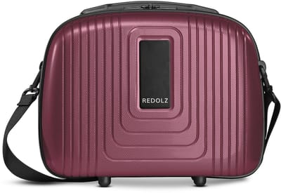 Redolz Essentials 14 Beautycase 34 cm - 14 L - Ritssluiting - aubergine metallic