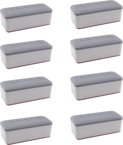 Toiletbril Bumpers - Zitting Dempers - Bescherming Zitting - Sterke Zelfklevende - 8 Stuks - Wit