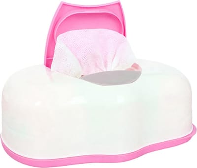 Babydoekhouder - Vochtige doekjes dispenser - Hygiënisch houden - Luchtdichte sluiting - 80 doekjes - Blauw