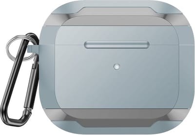 By Qubix - AirPods 3 hoesje - TPU - Anti fall series - Zilver / Grijs