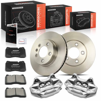 Frankberg 2x Remklauw+2x Remmen+4x Remblokken Voor voor VW