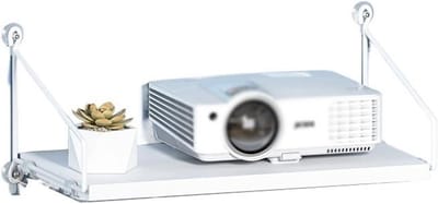 Projector Beugel - Muurbevestiging Rek - Thuisbioscoop Creëren - Zware Belasting Ontwerp - Universeel Formaat - Zwart
