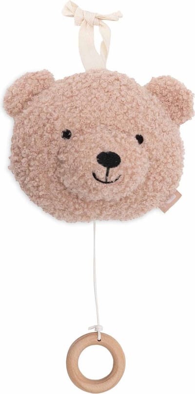 Jollein - Baby Muziekhanger - Teddy Bear Wild rose