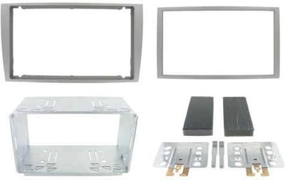 2-DIN FRAME PEUGEOT 308 2007-- Zilver