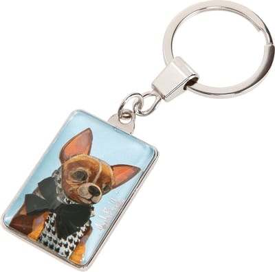 Goebel - Trish Biddle | Sleutelhanger Dog | Metaal - 9cm