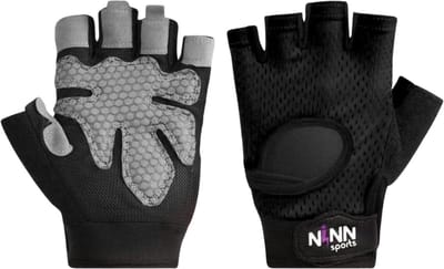NINN Sports gloves L (Zwart) - fitness handschoenen - Sport handschoenen - Grip Gloves - Fitnesshandschoenen 3 varianten