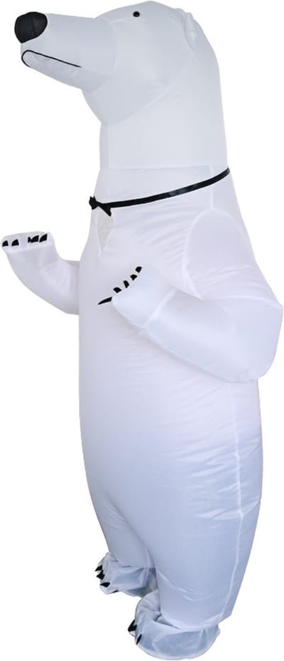 Bovista Halloween Outfit - Halloween Kostuum - Pak - Opblaasbaar Kostuum - Costume - Carnaval - Volwassenen - Ijsbeer