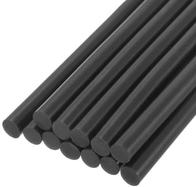 Mini Lijmpistool Staven - Hete Lijm - Hobby & Reparaties - EVA Materiaal - 11mm x 100mm 12 Stuks - Zwart
