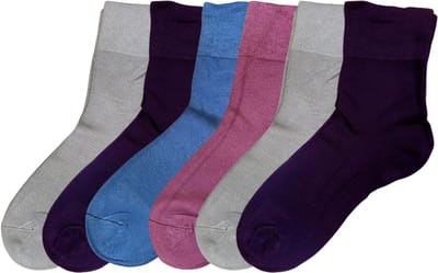 green-goose® Bamboe Dames Sokken - Maat 39-42 - 6 Paar - Zwart, Beige, Blauw - 85% Bamboe - Zacht, Admenend en Duurzaaam!