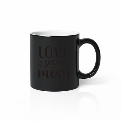 Tovermok Love You Mom - Warmtegevoelige Magische Beker - Verrassing voor Mama