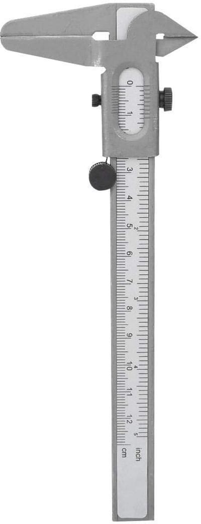 Dailygoods- Schuifmaat Hoge Precisie - Metalen Schuifmaat - Aftekenhulp - Digitale/Inch-Metingen - Duurzaam - Duidelijke Schaal - Meetinstrument