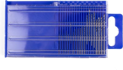Benson 20-delige HSS boorset - micro en mini boren - 0.3 tot 1.6 mm