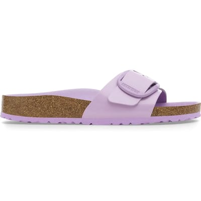 DamesSandalen Birkenstock Madrid Big Buckle Natural Leather Patent