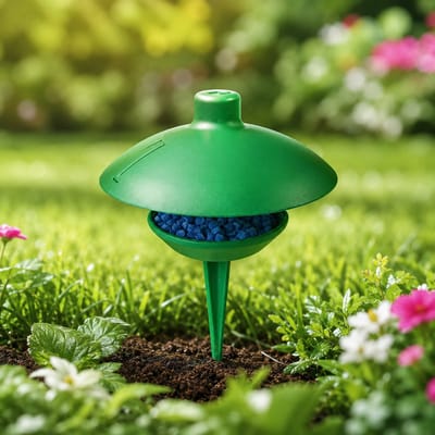 MONTKIARA Slakkenval Dispenser Set van 10 – Ecologisch – Regenbescherming – Veilig voor Huisdieren – Voor Tuin & Moestuin – Slakkenbestrijding