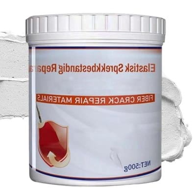Muurreparatie Pasta - Plamuur Gaten Vullen - Muren Herstellen - Vochtbestendig Sneldrogend - 500 Gram - Wit