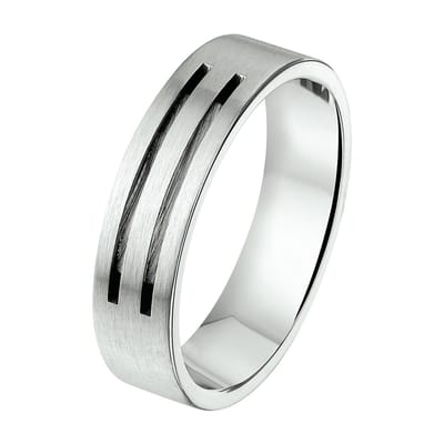 Edelstaal Ring A509 - 6 Mm Zonder Cz 6501606