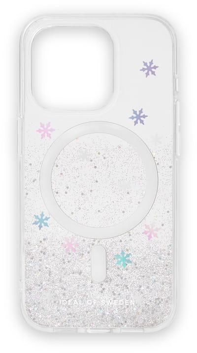 iDeal of Sweden Clear Case Premium MagSafe geschikt voor Apple iPhone 15 Pro Snow Flake