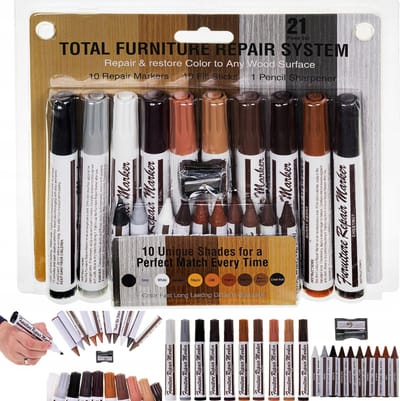 BK - Marker Set - Meubel Repareer Set - 21-delig
