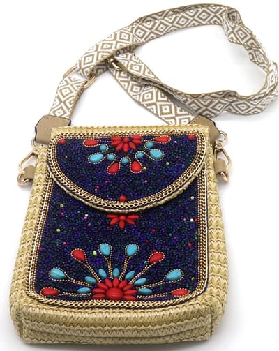 Schoudertas Kralen – 20x15cm – Speels & Trendy