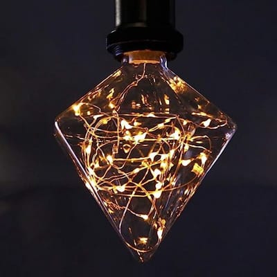 NETTLIFE LED Lampen - 1xE27 Lichtborn - Transparent - Ø 11.5 cm - 2200K Warm Wit Licht - Filament lamp - Vintage Gloeilamp - 3W