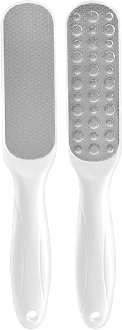 Voetvijl Eeltverwijderaar - Pedicure Rasp - Voeten Verzorgen - Dubbelzijdig Ontwerp - 23 cm Lengte - Zilverkleurig