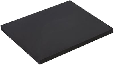 Badplaats Wastafelblad Angela 60 x 48 x 3,5 cm – Zwart Houtnerf – Wastafelblad voor Onderkast